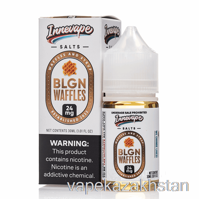 Vape Smoke BLGN Waffles SALTS - Innevape E-Liquids - 30mL 50mg